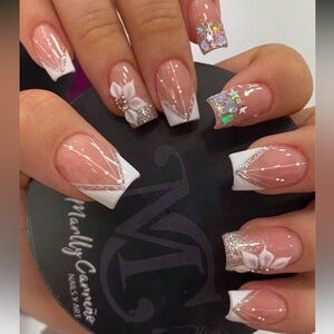 V French White Nails NWT